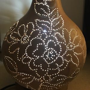 Gourd light handmade